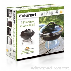 Cuisinart CCG-190 14 Portable Charcoal Grill in Black 553480301
